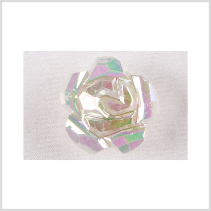 Clear AB Plastic Button - 36L/23mm