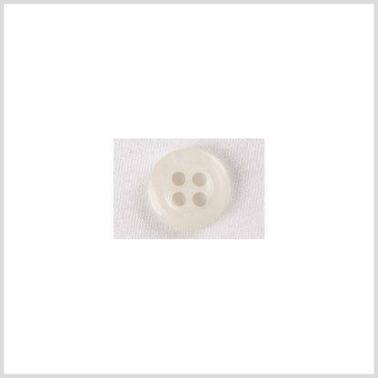 Plastic 4-Hole Button - 16L/10mm - Ivory