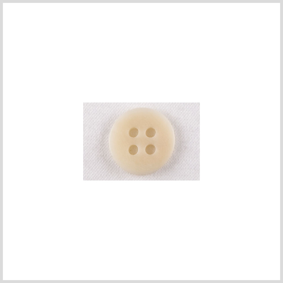 Ivory Plastic Button - 36L/23mm