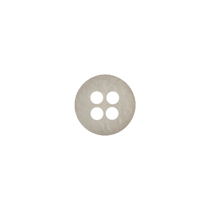 Ivory Plastic Button - 18L/11.5mm - Detail