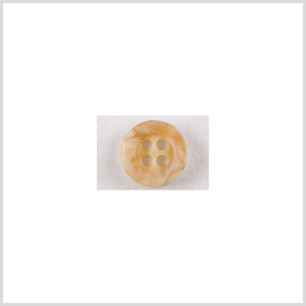 Ivory Plastic Button - 12L/6mm