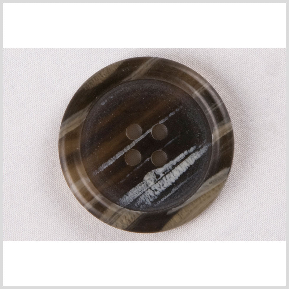 Brown Plastic Button - 50L/32mm