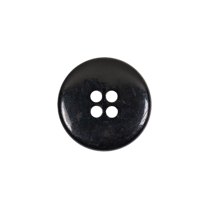 Gold and Black Narrow Rim 4-Hole Blazer Button - 30L/19mm - Detail
