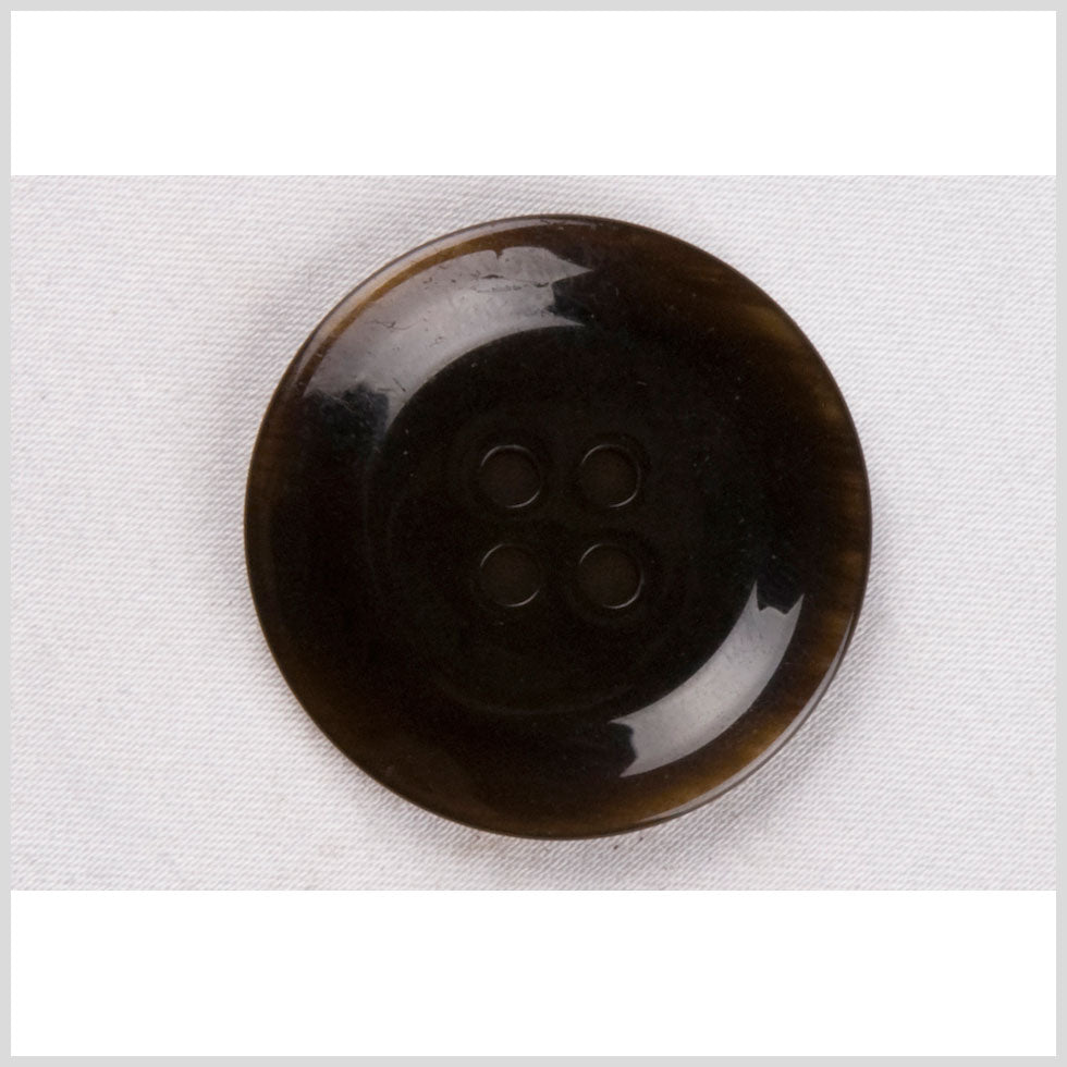 Brown Plastic Button - 44L/28mm