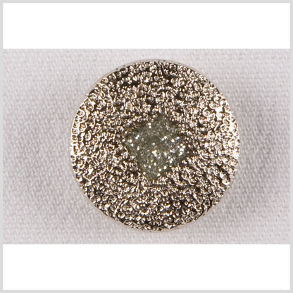 Silver Metal Coat Button - 36L/23mm