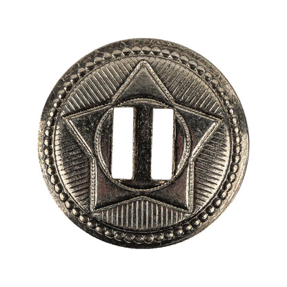 Gunmetal Metal Button - 45L/29mm