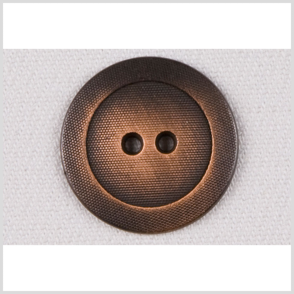 Metal Coat Button with Grided Texture - 36L/23mm