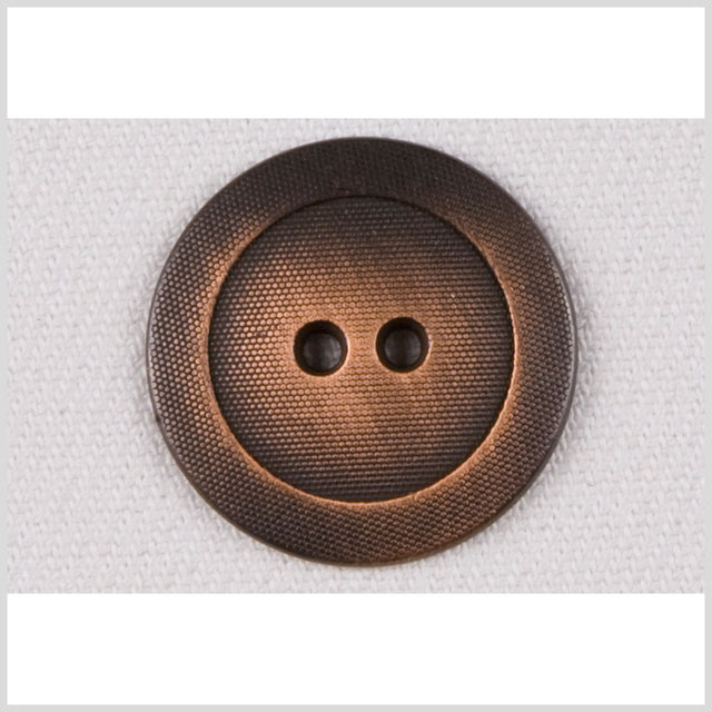 Metal Coat Button with Grided Texture - 36L/23mm