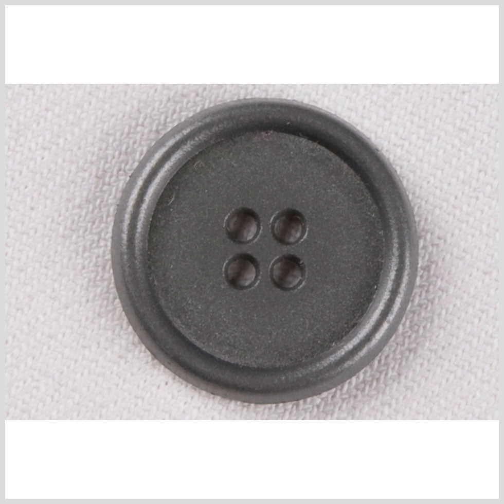 Gunmetal Metal Button - 36L/23mm