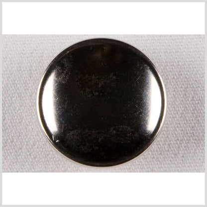 Silver Quater-Shank Metal Coat Button with Small Rim - 36L/23mm