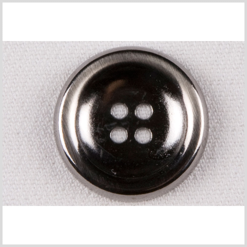 Gunmetal Metal Button - 36L/23mm