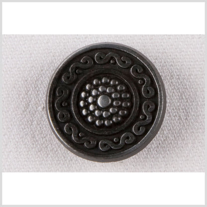 Gunmetal Metal Button - 28L/18mm