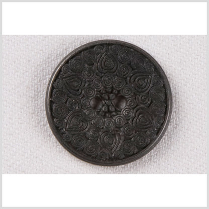 Gunmetal Metal Button - 32L/20mm