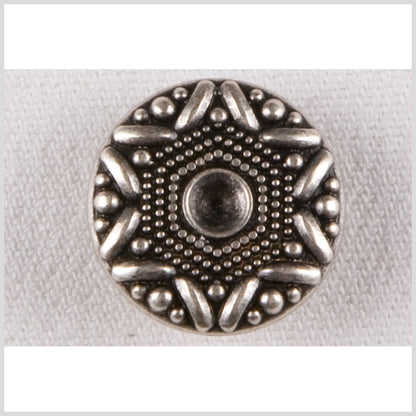 Silver Metal Coat Button - 32L/20mm