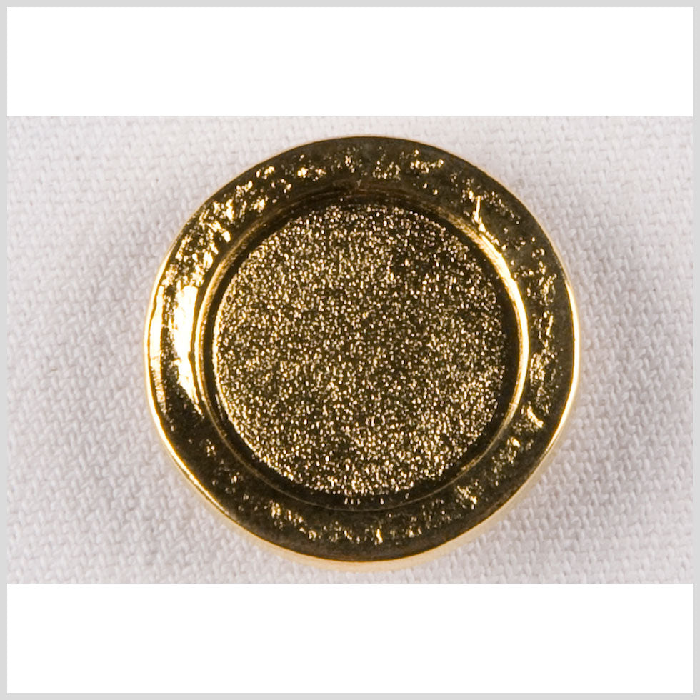 Gold Metal Coat Button - 40L/25mm