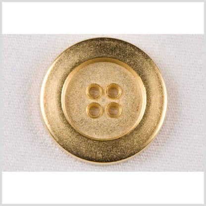 Gold Metal Coat Button - 36L/23mm
