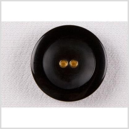 Black Plastic Button - 45L/29mm