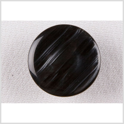 Black Plastic Button - 40L/25mm