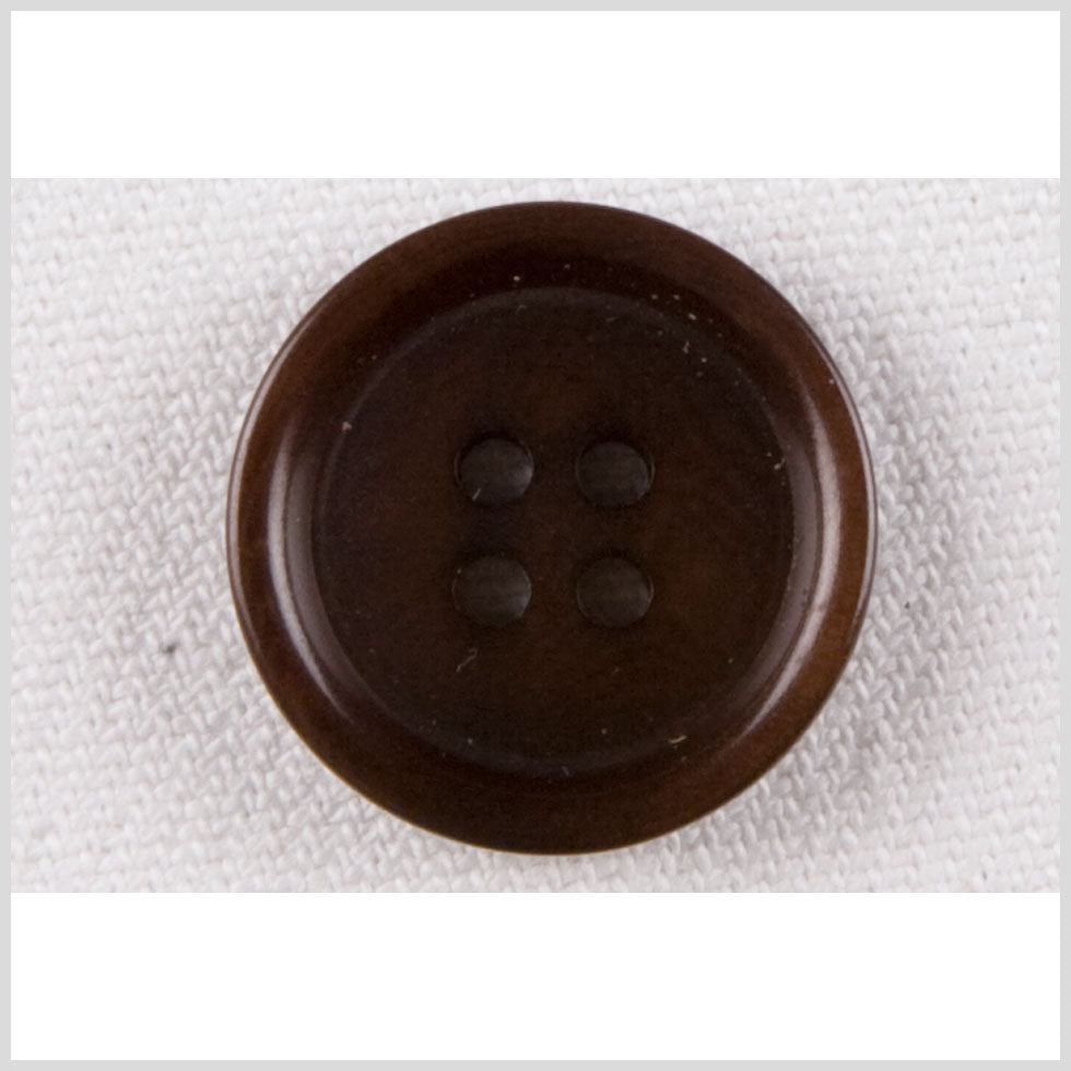 Black Plastic Button - 32L/20mm