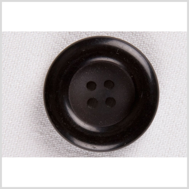 template--26688905969737__main-Plastic 4-Hole Button - 34L/21.5mm - Black Chunky Tire Rim