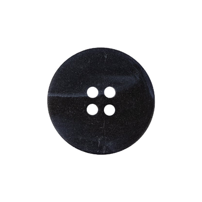 Navy Narrow Rim 4-Hole Plastic Button - 35L/22mm - Detail