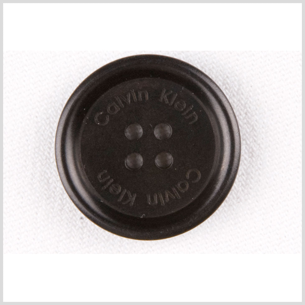 Black Plastic Button - 32L/20mm