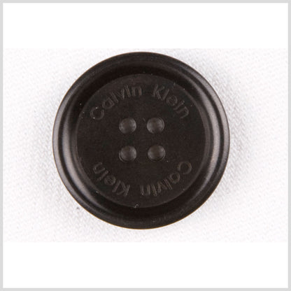 Black Plastic Button - 32L/20mm