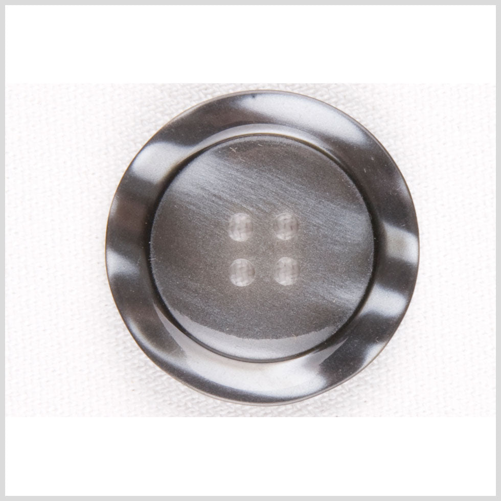 Gray Plastic Button - 44L/28mm
