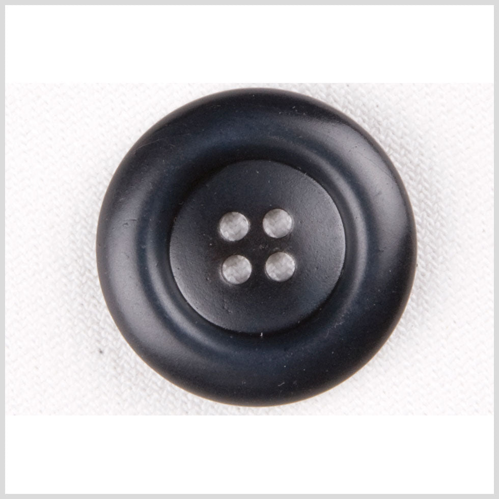 Black Plastic Button - 40L/25mm