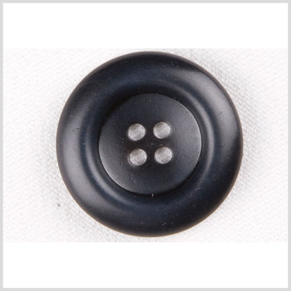 Black Plastic Button - 40L/25mm