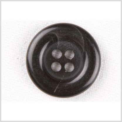 Black Plastic Button - 32L/20mm