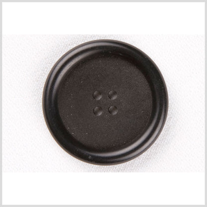 Plastic 4-Hole Button - 44L/28mm - Black Textured Center and Tire Rim