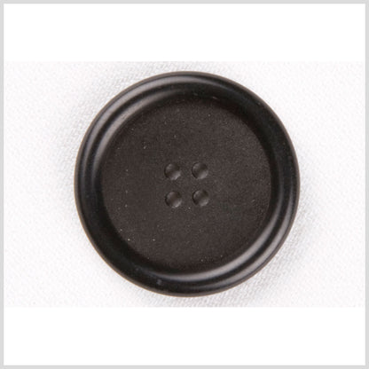 Black Plastic Button - 40L/25mm