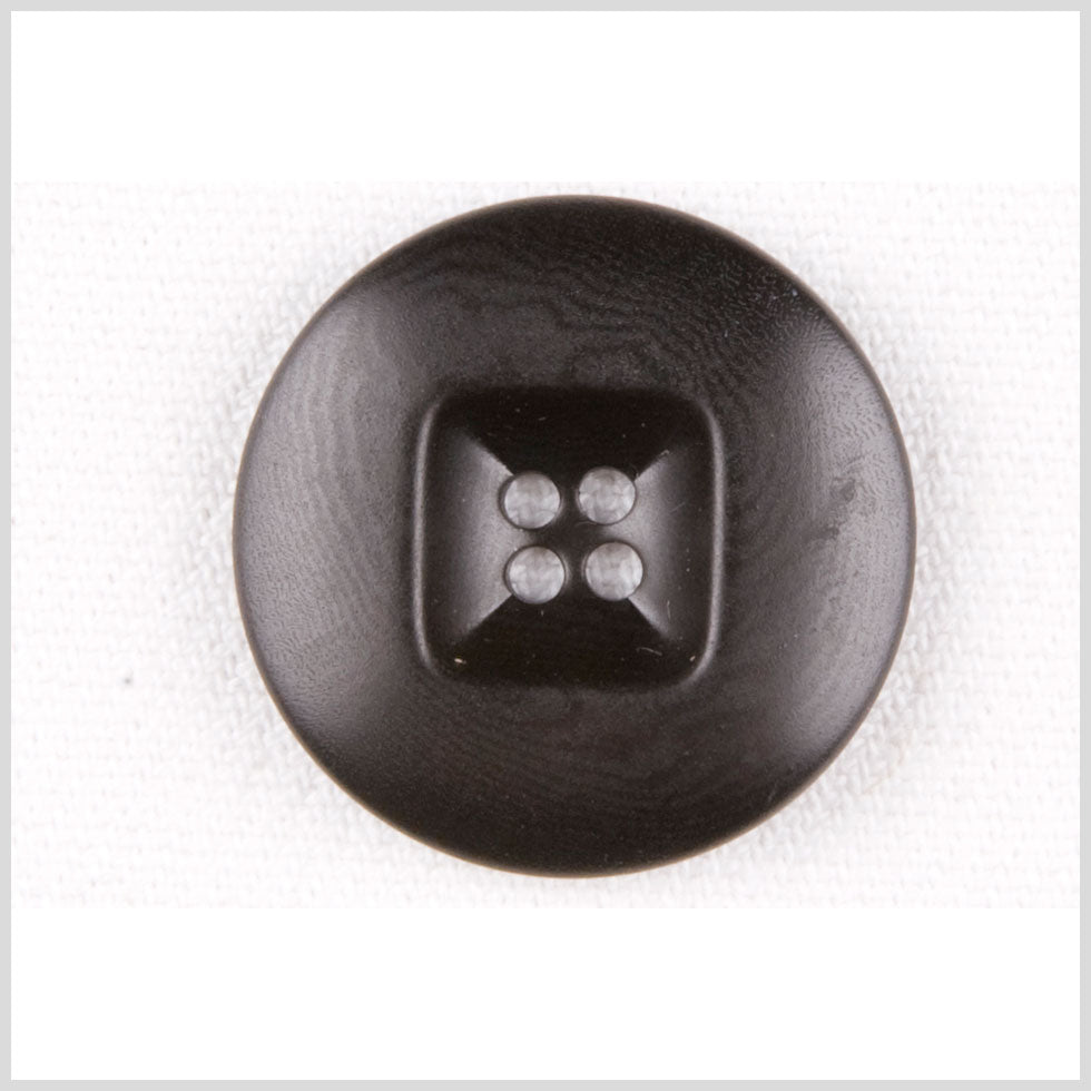 Black Plastic Button - 40L/25mm