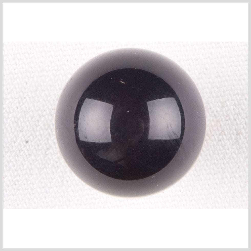 Plastic Shank Back Button - 30L/19mm - Blue Black Dome Shaped