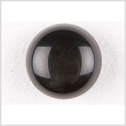 Black Plastic Button - 30L/19mm