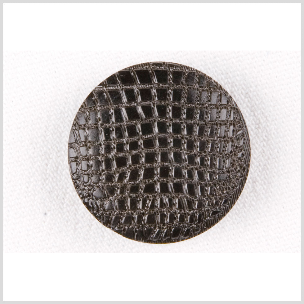 Black Plastic Button - 30L/19mm