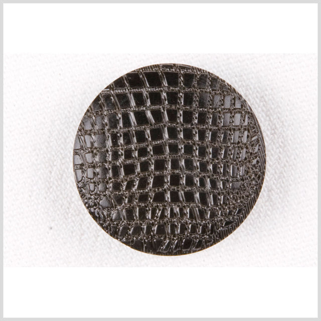 Black Plastic Button - 40L/25mm