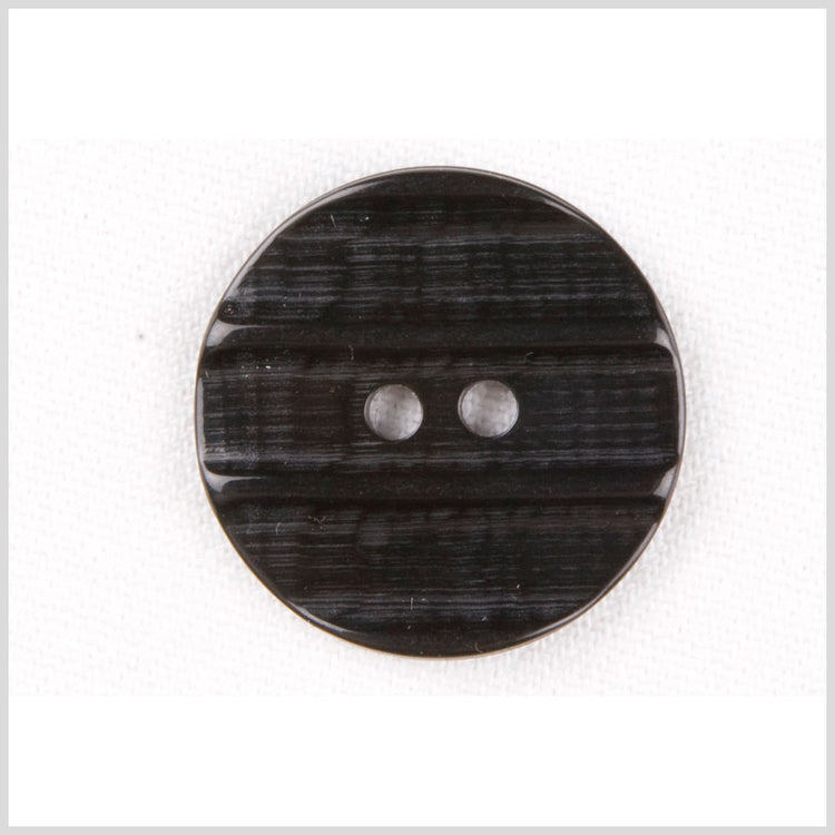 template--25130090922057__main-Plastic 2-Hole Button - 44L/28mm - Black Embossed Ridges