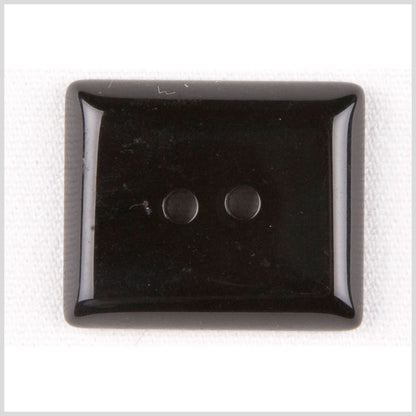 Rectangular Plastic 2-Hole Button - 45L/29mm - Shiny Black
