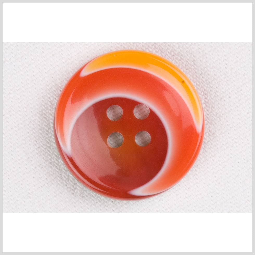Multi-Red Plastic Button - 40L/25.5mm