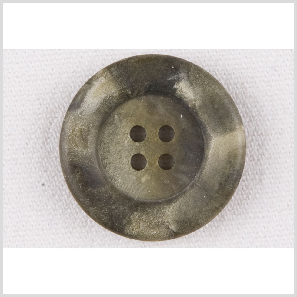 Green Plastic Button - 40L/25mm