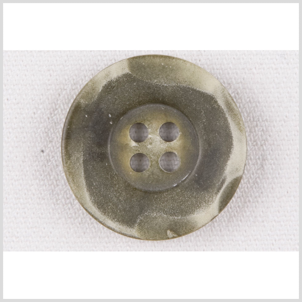 Green Plastic Button - 36L/23mm