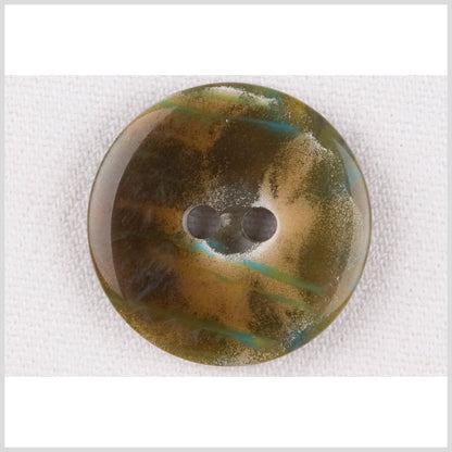 Multi-Green Plastic Button - 40L/25mm