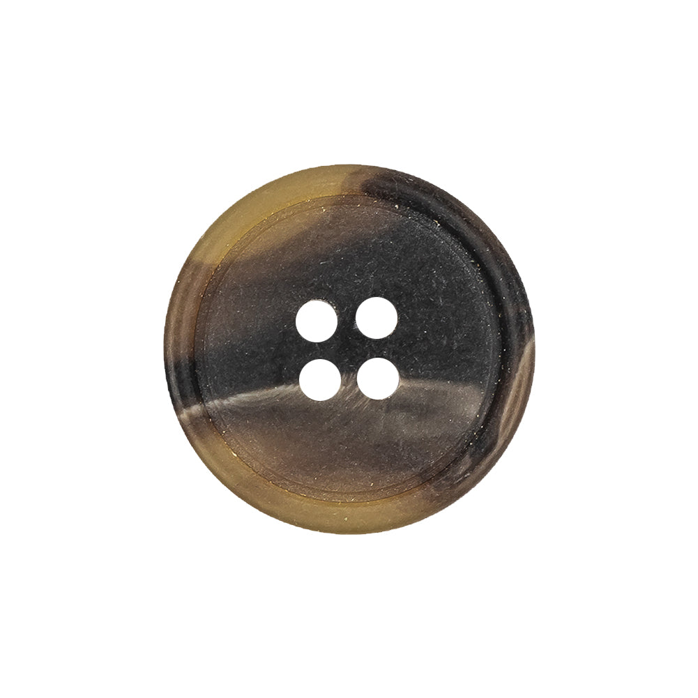 Multi-Green 4-Hole Plastic Blazer Button - 35L/22mm