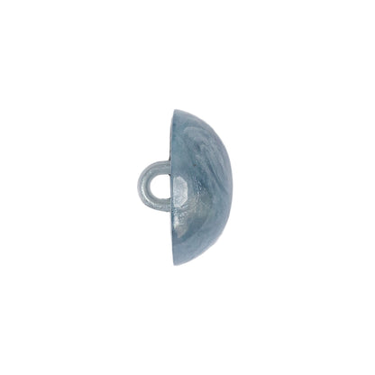 Sky Blue Plastic Button - 28L/18mm - Folded