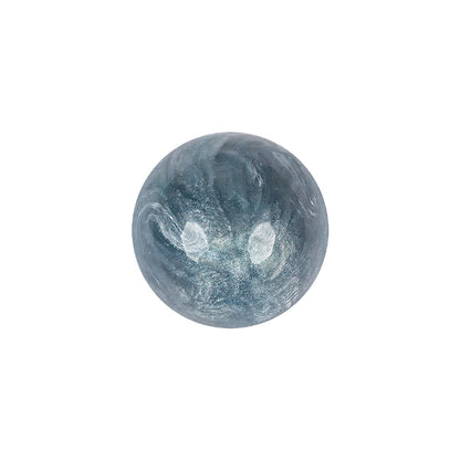 Sky Blue Plastic Button - 28L/18mm