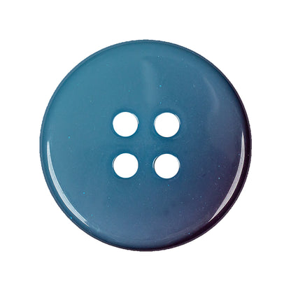 Blue Plastic Button - 44L/28mm