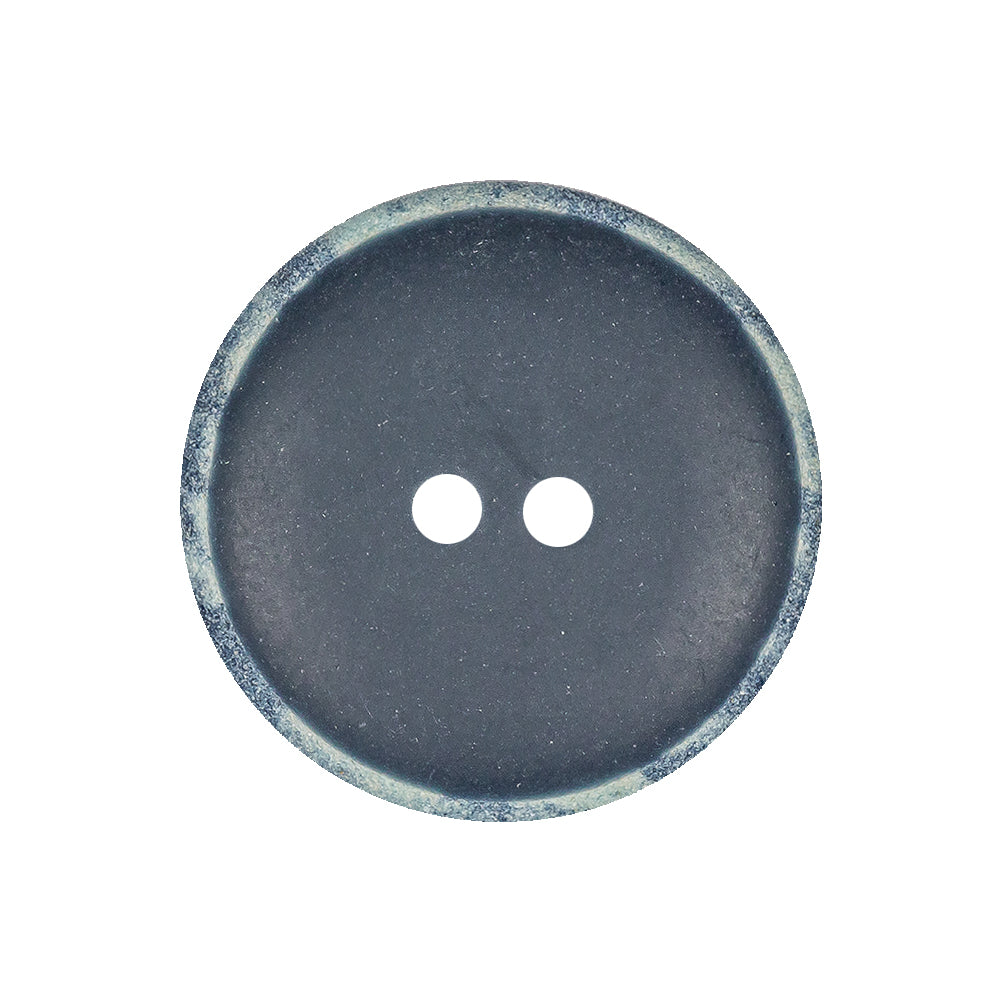 Blue Plastic Button - 40L/25.5mm Detail