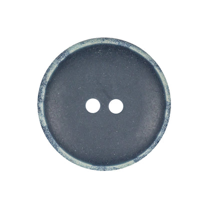 Blue Plastic Button - 40L/25.5mm Detail